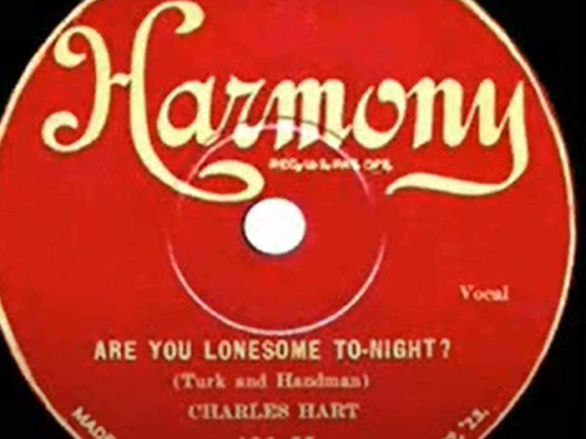 Are You Lonesome Tonight (Charles Hart)