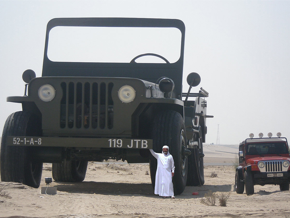 Sheikh Hamad bin Hamdan Al Nahyan (A 21-Foot-Tall Jeep)