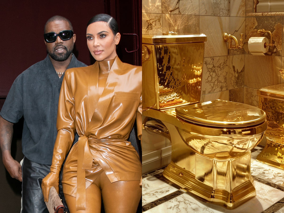 Kim Kardashian & Kanye West ($750,000 Toilets)