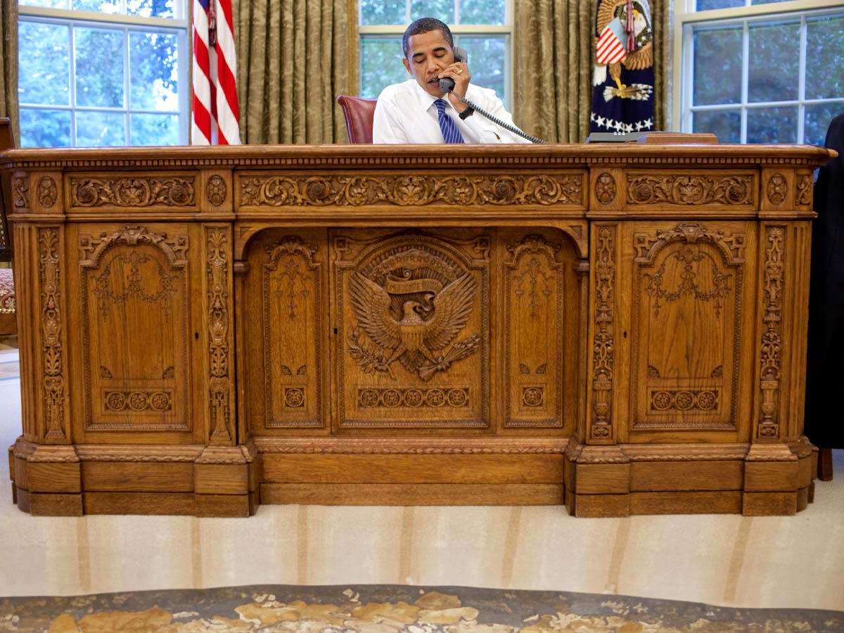 The Resolute Desk Gifted to Rutherford B. Hayes