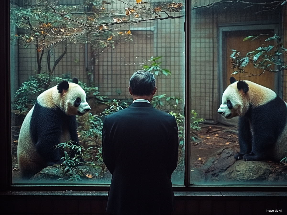 Two Pandas Gifted to Richard Nixon
