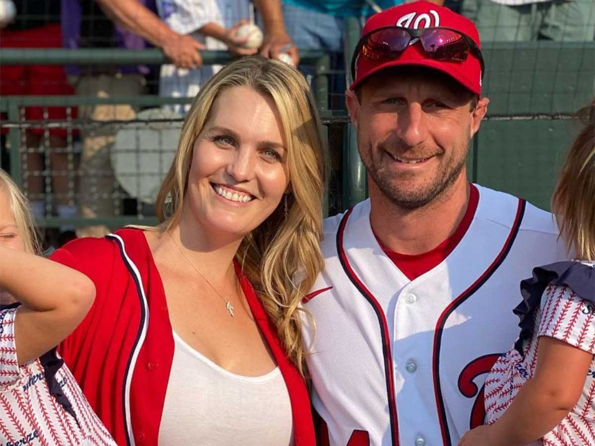 Erica May-Scherzer and Max Scherzer