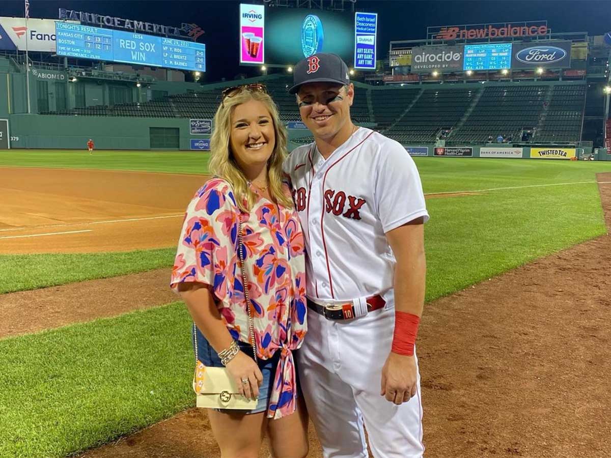 Hunter Renfroe and Courtney Elizabeth Beach