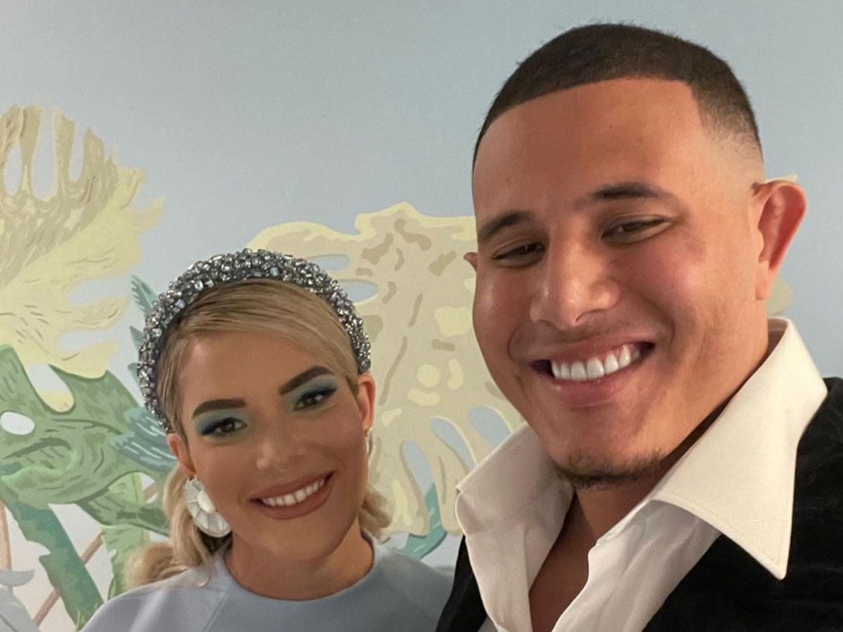 Yainee Alonso and Manny Machado