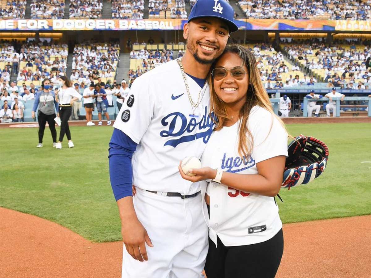 Brianna Hammonds and Mookie Betts