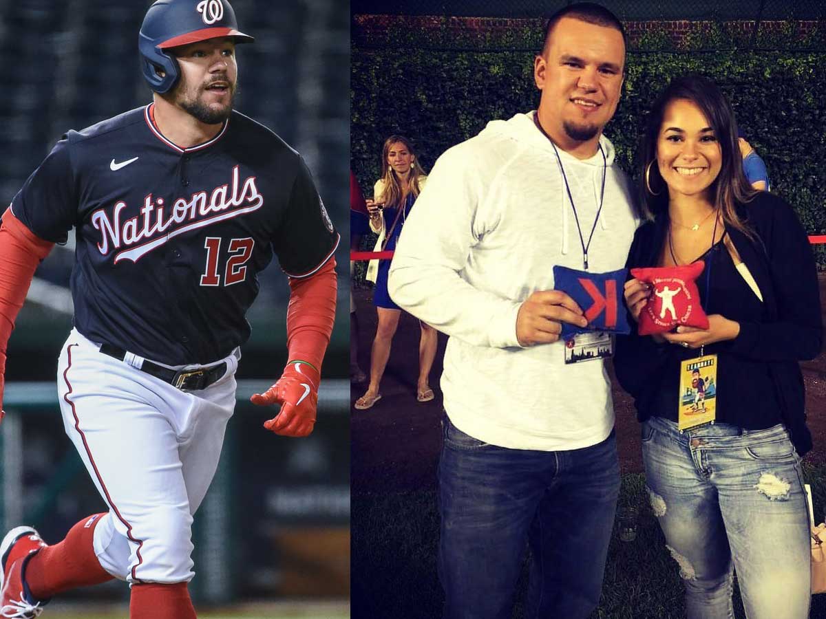 Kyle Schwarber and Paige Hartman