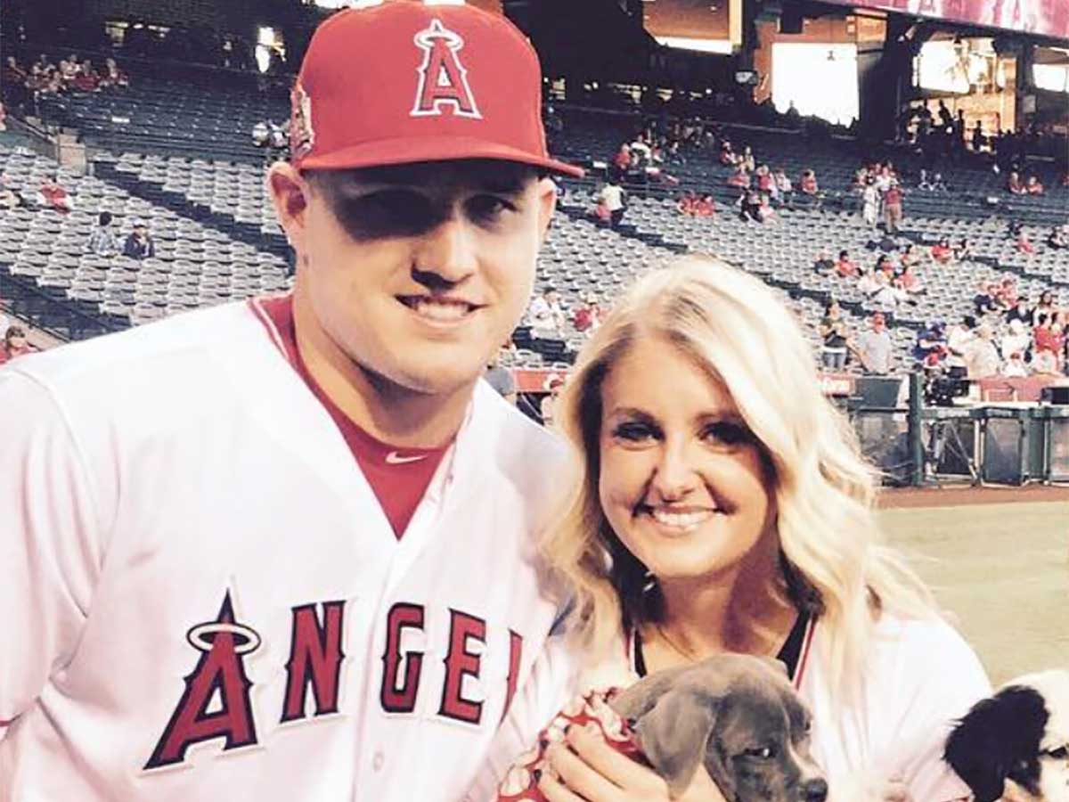 Jessica Cox and Mike Trout