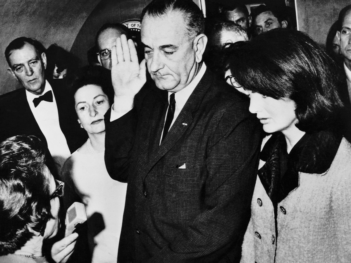 Lyndon B. Johnson & Jackie Kennedy