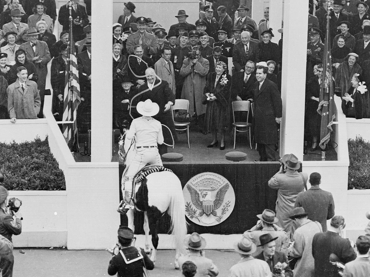 Eisenhower Gets Lassoed