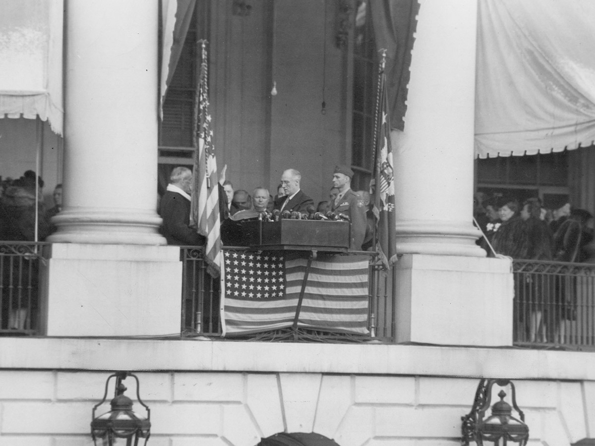FDR's Low-Key Ceremony