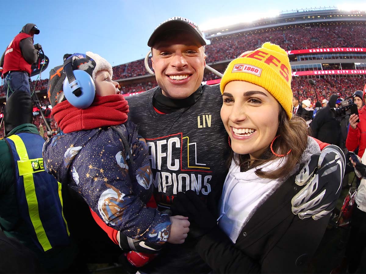 Harrison Butker and Isabelle Butker
