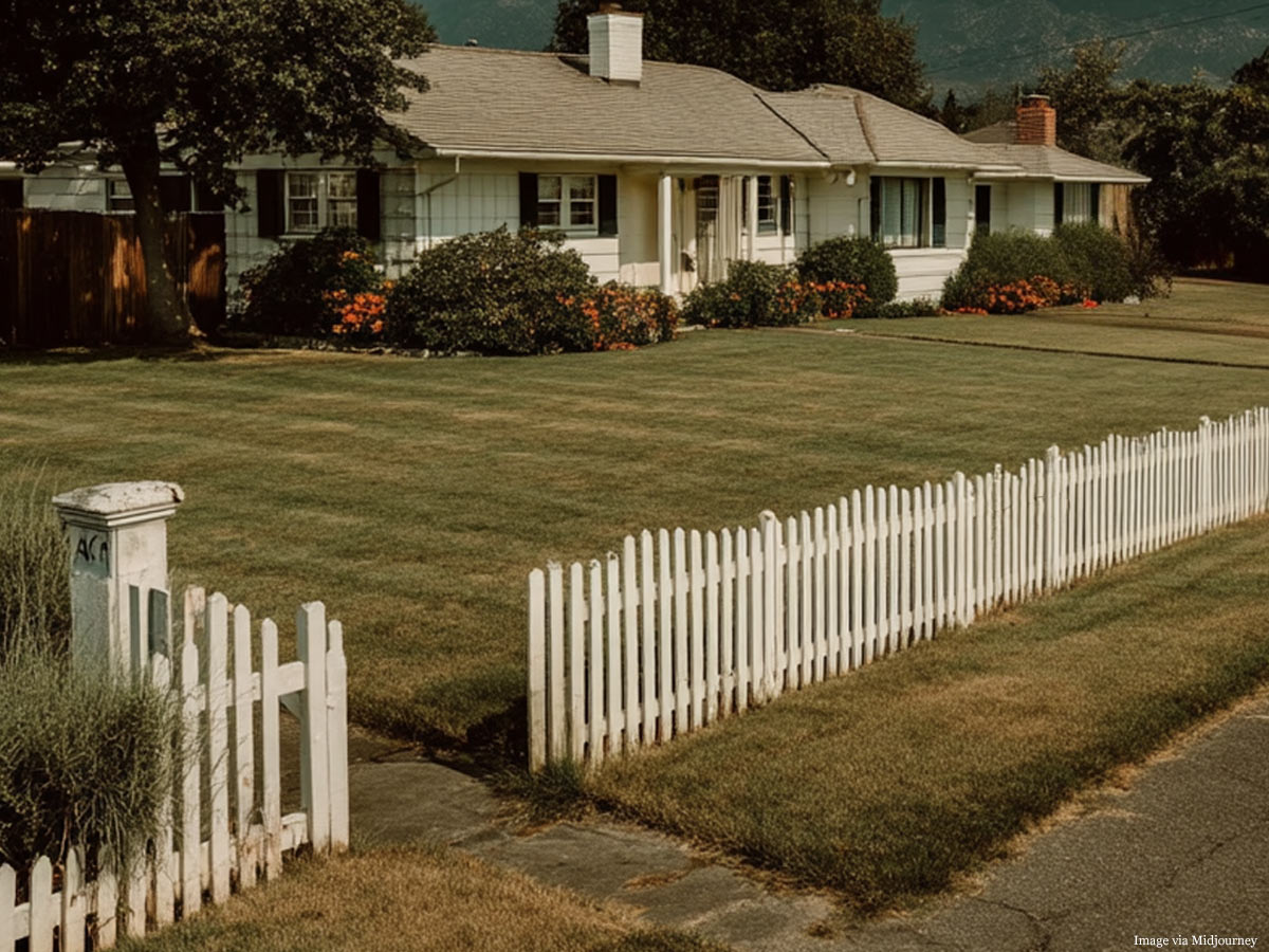 Manicured Lawns and White Picket Fences