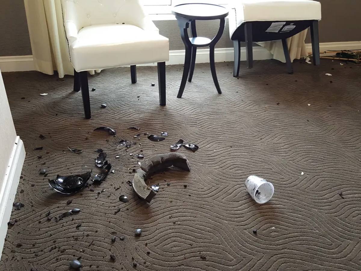 Hotel Room Damage