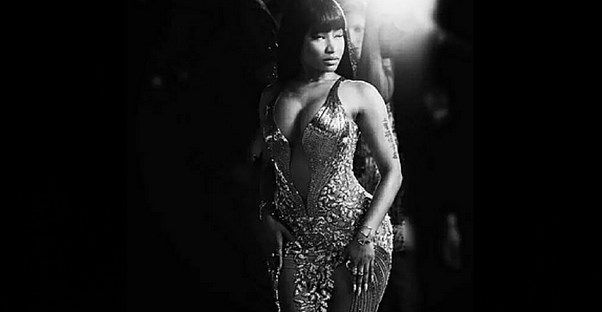 Nicki Minaj on the VMAs red carpet