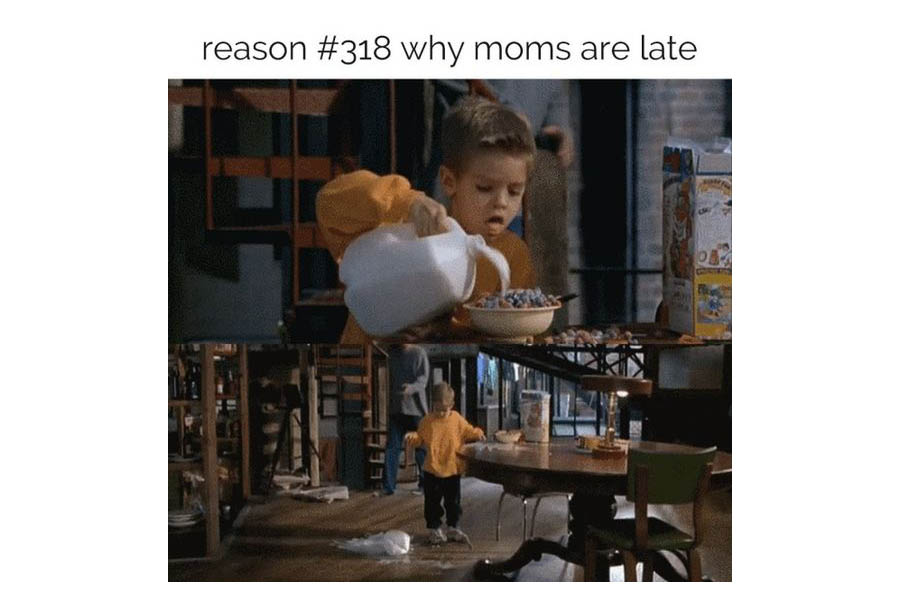 Note to self: Pick up more milk on the way home.