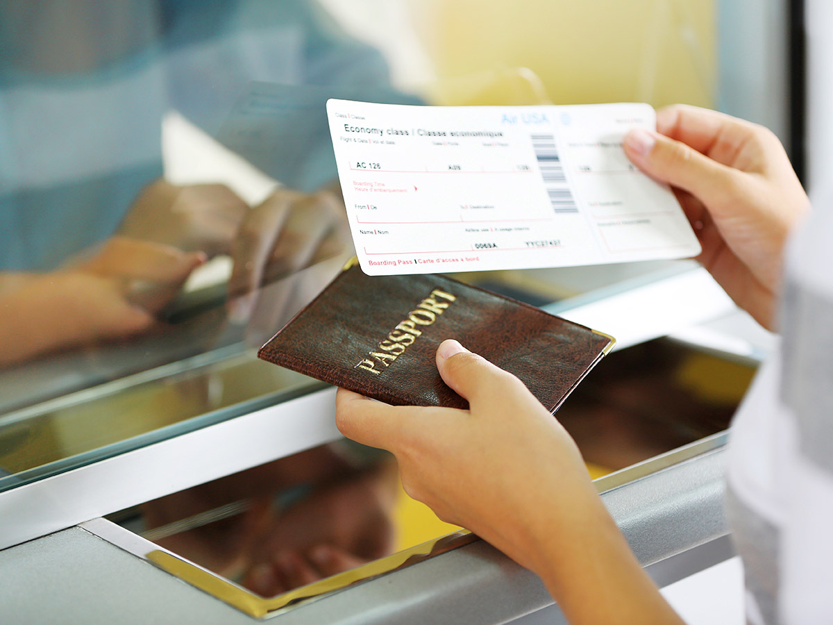 Printed Airline Tickets