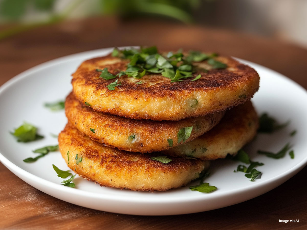 Savory Mashed Potato Pancakes