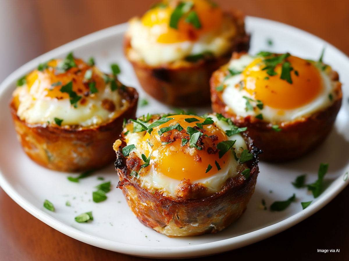 Stuffing and Chorizo Egg Cups