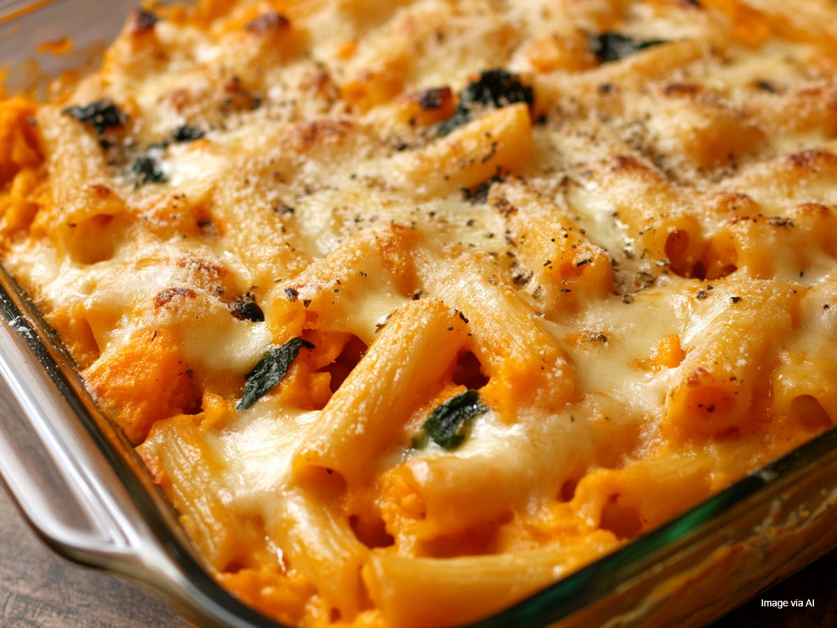 Sweet Potato Sauce with Ziti