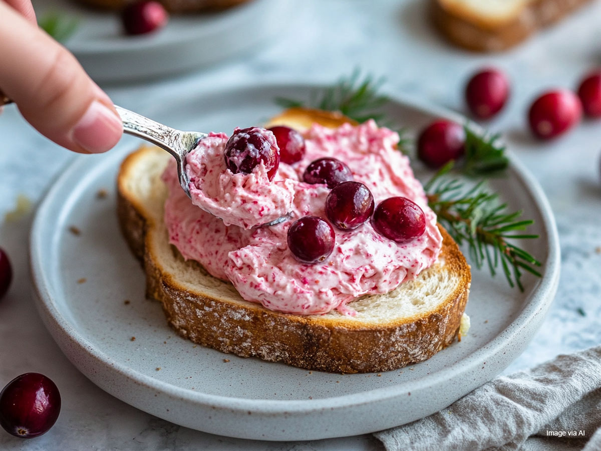 Cranberry Whipped Butter