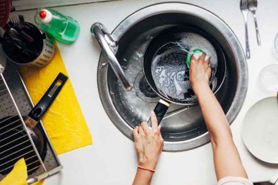 Clean the dishes