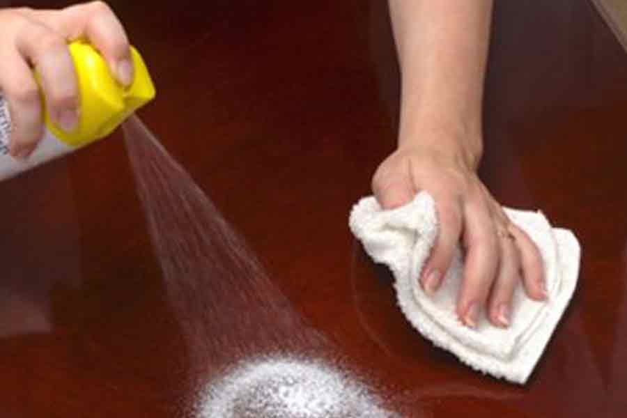 Clean the furniture
