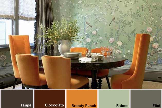 Orange and Sage