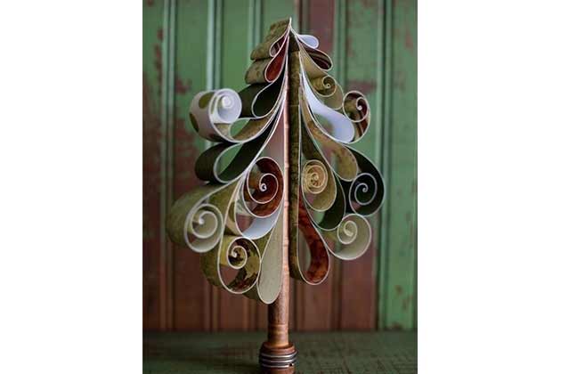 Curled Paper Tree
