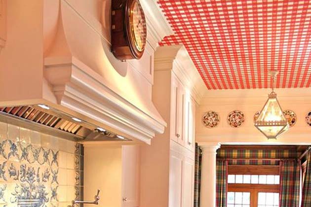 Wallpapered Ceilings