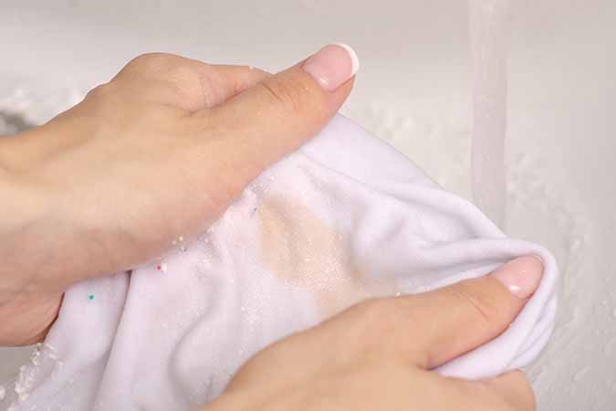 Scrubbing Stains