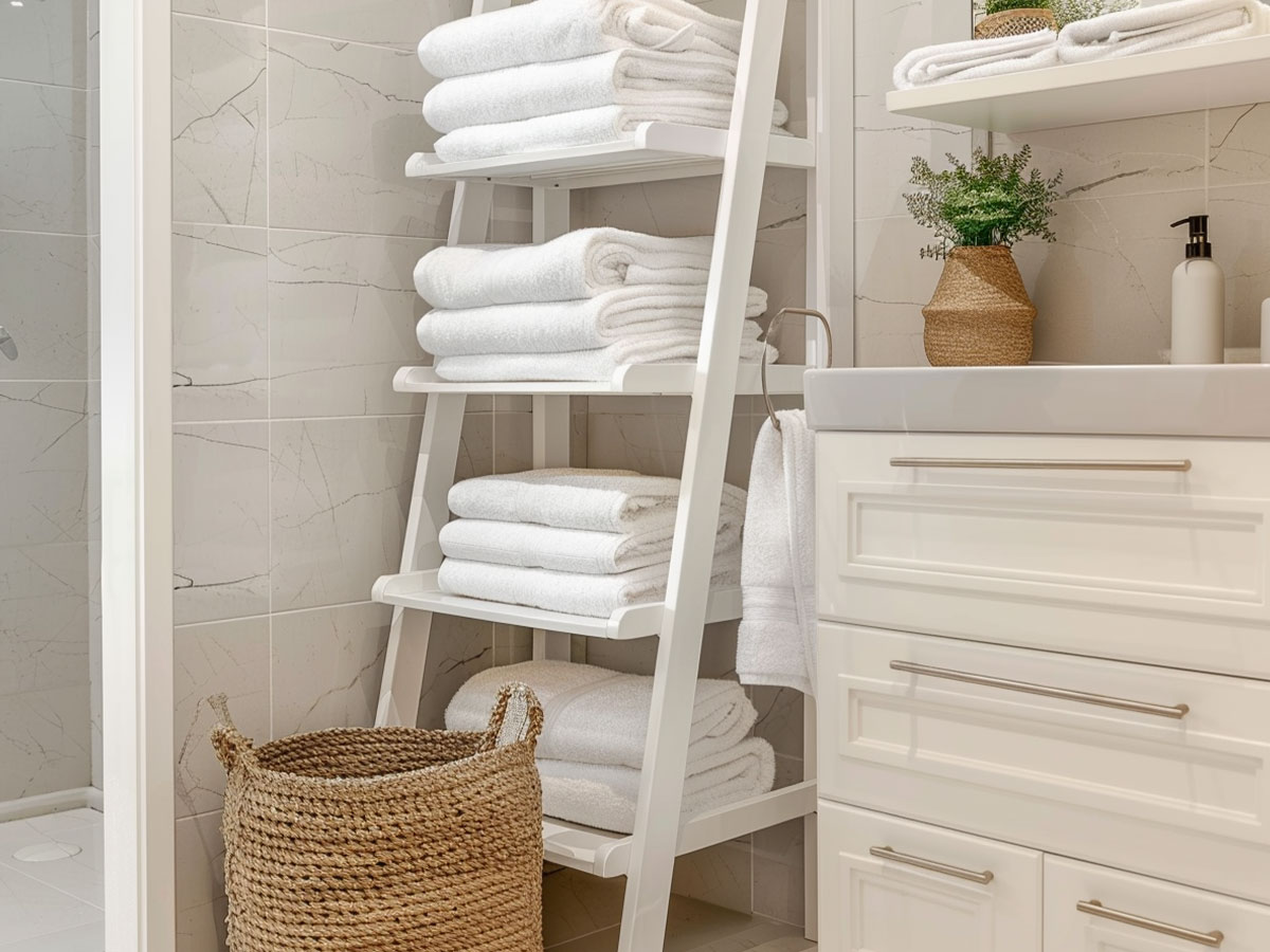 Narrow Corner Shelves