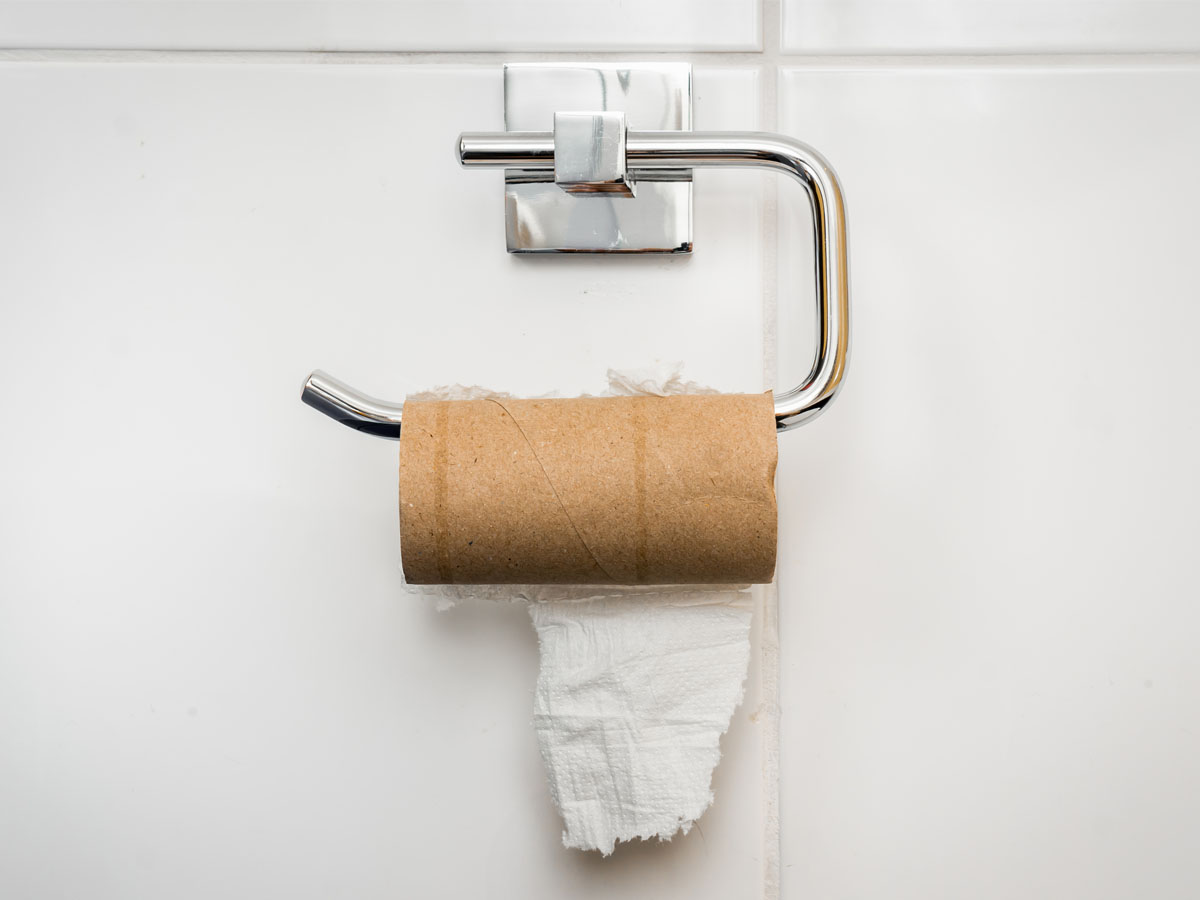 Not Replacing the Toilet Paper