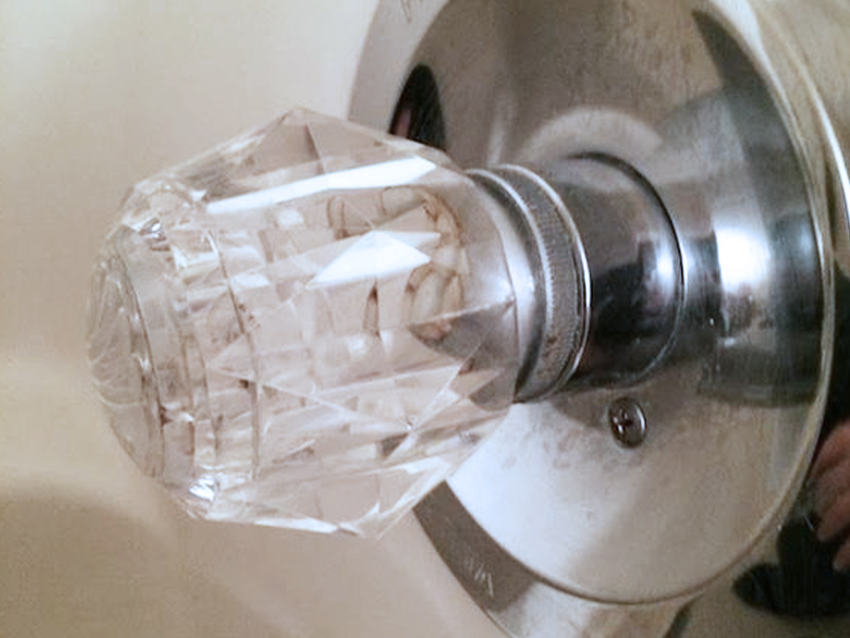 Faux Crystal Faucet Handles