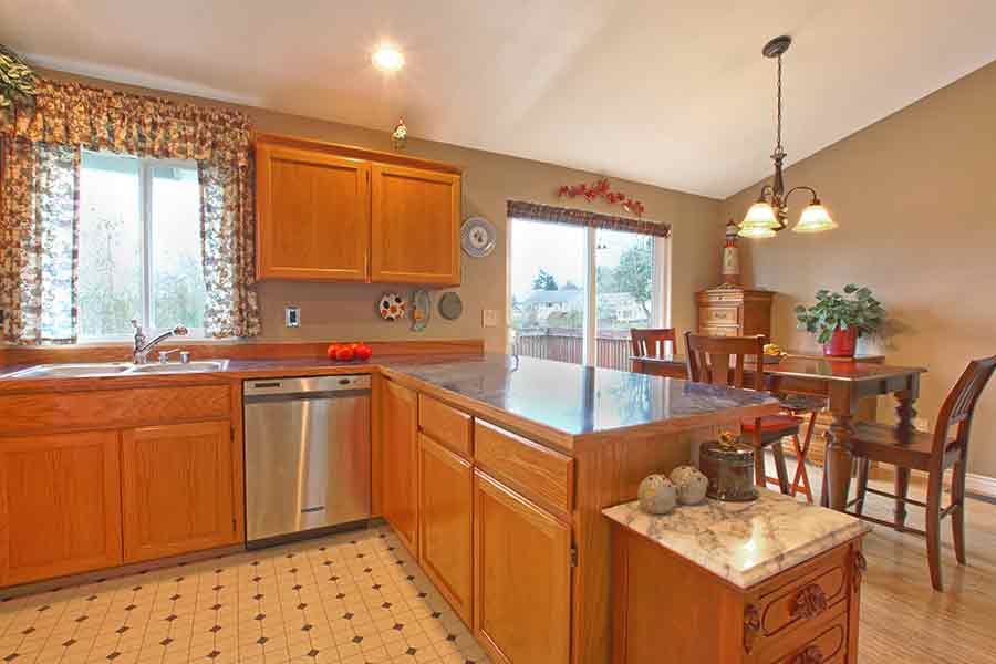Not Refinishing Your Oak Cabinets