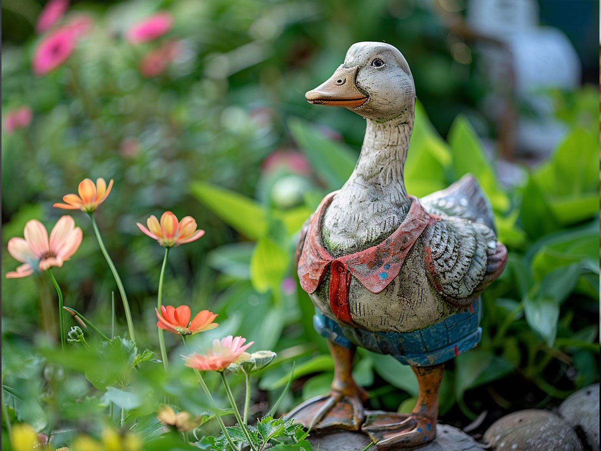 Porch Geese with Outfits