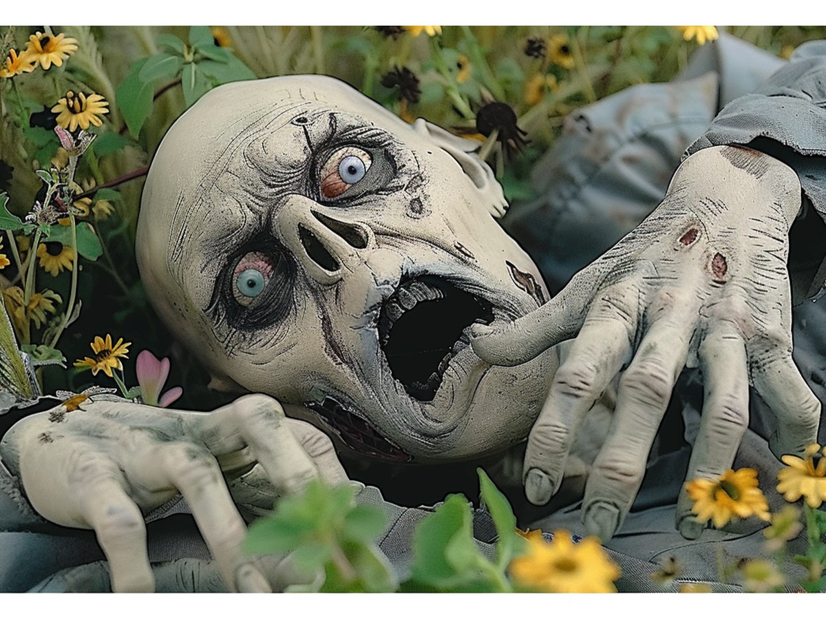 Zombie Yard Art