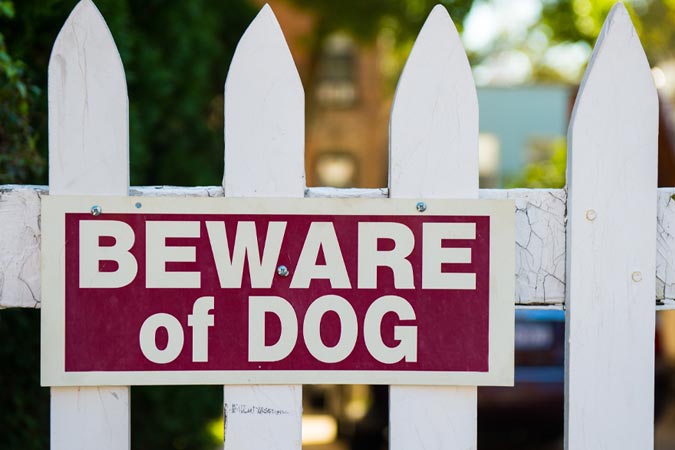 Tacky Fence Sign