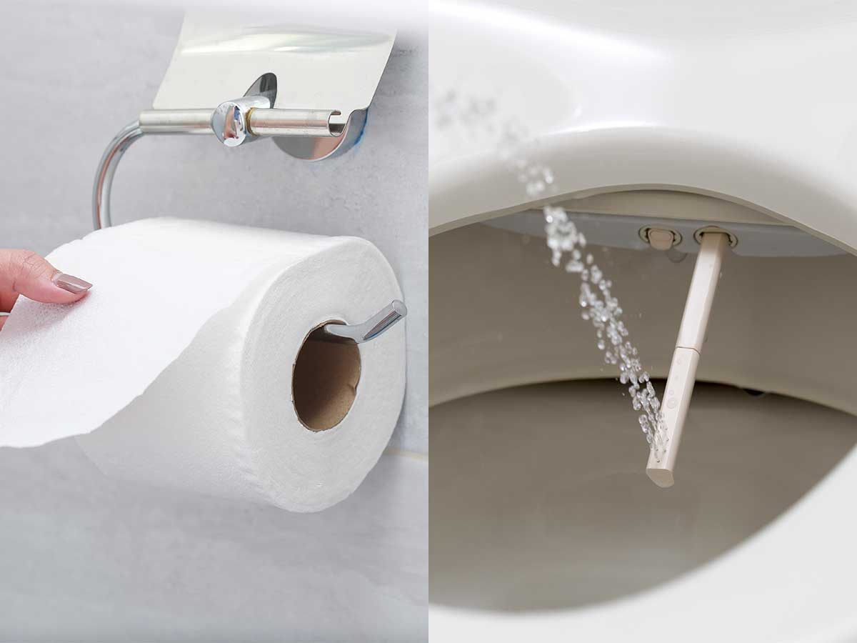 Toilet Paper < Bidet