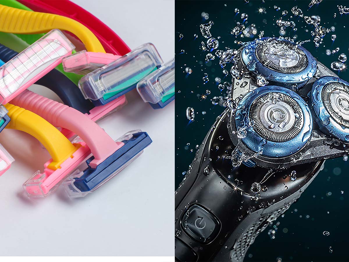 Disposable Razors < Reusable Razors