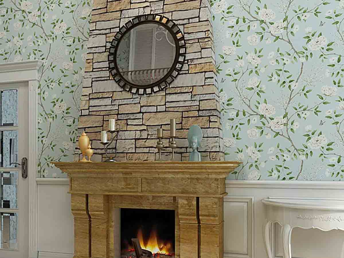 29. Chintz Wallpaper