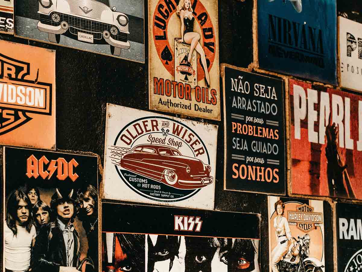 10. Band Posters Without Frames