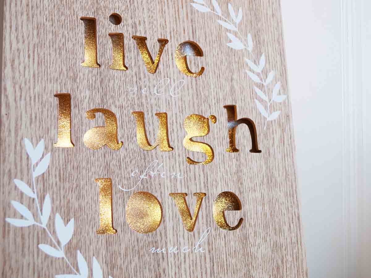 9. Live Laugh Love Signs