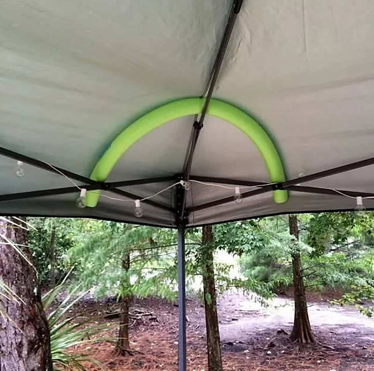 Water Drain for a Canopy