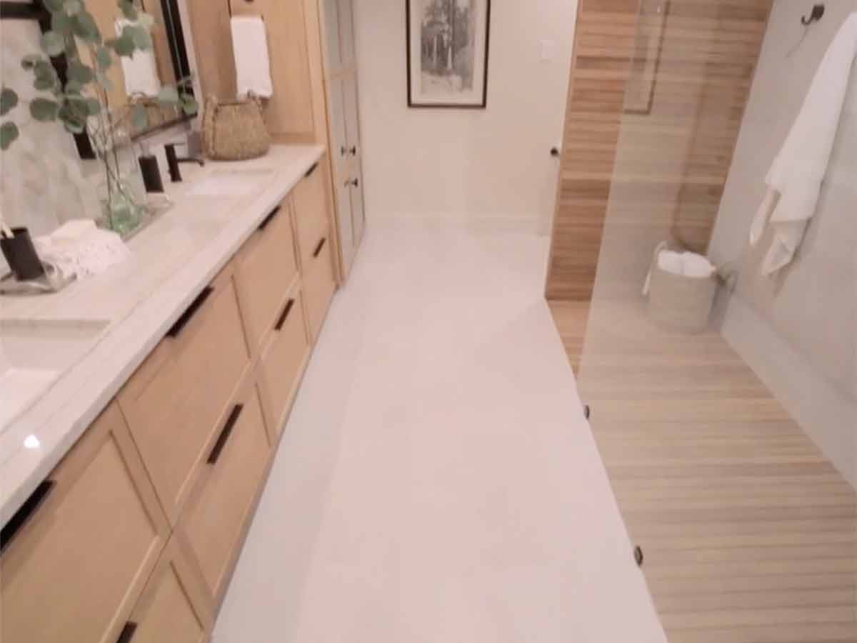 Bamboo Shower Floors
