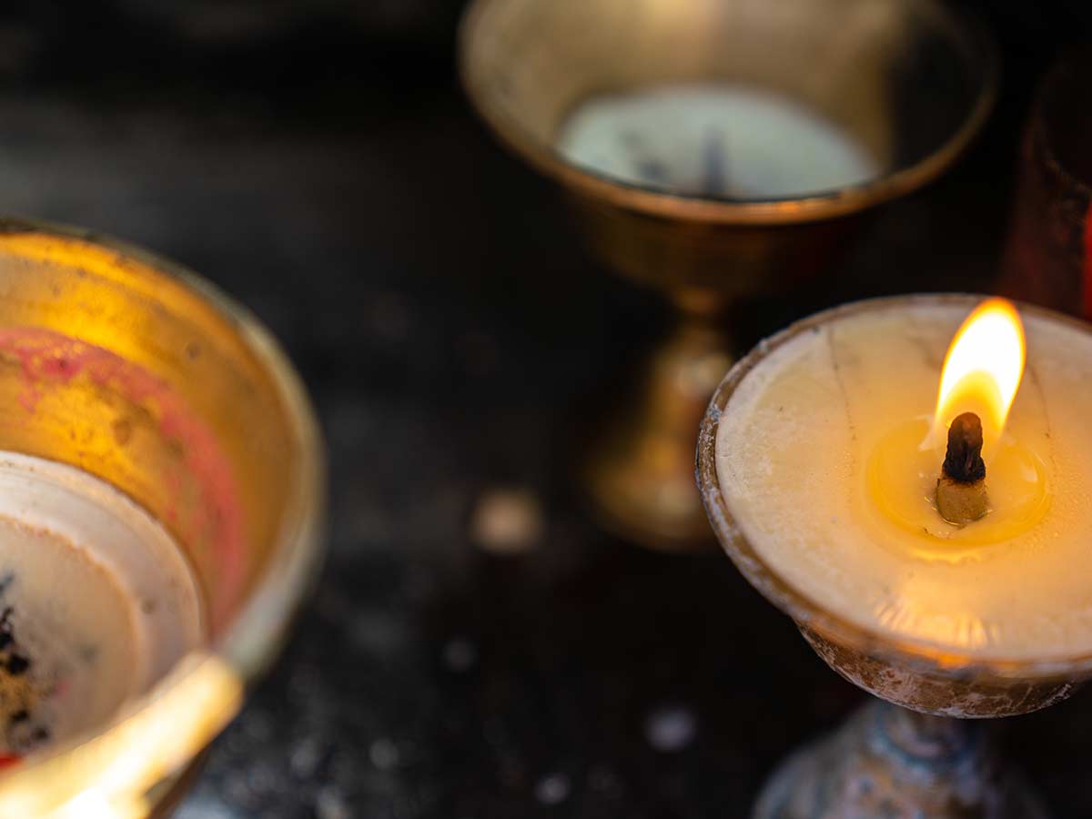 Velas casi usadas