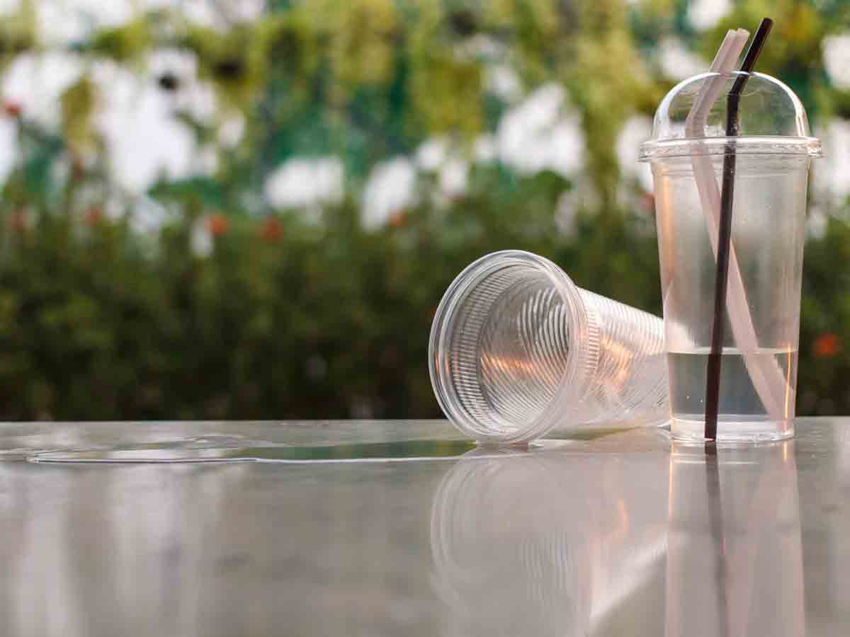 Vasos de plastico para restaurante