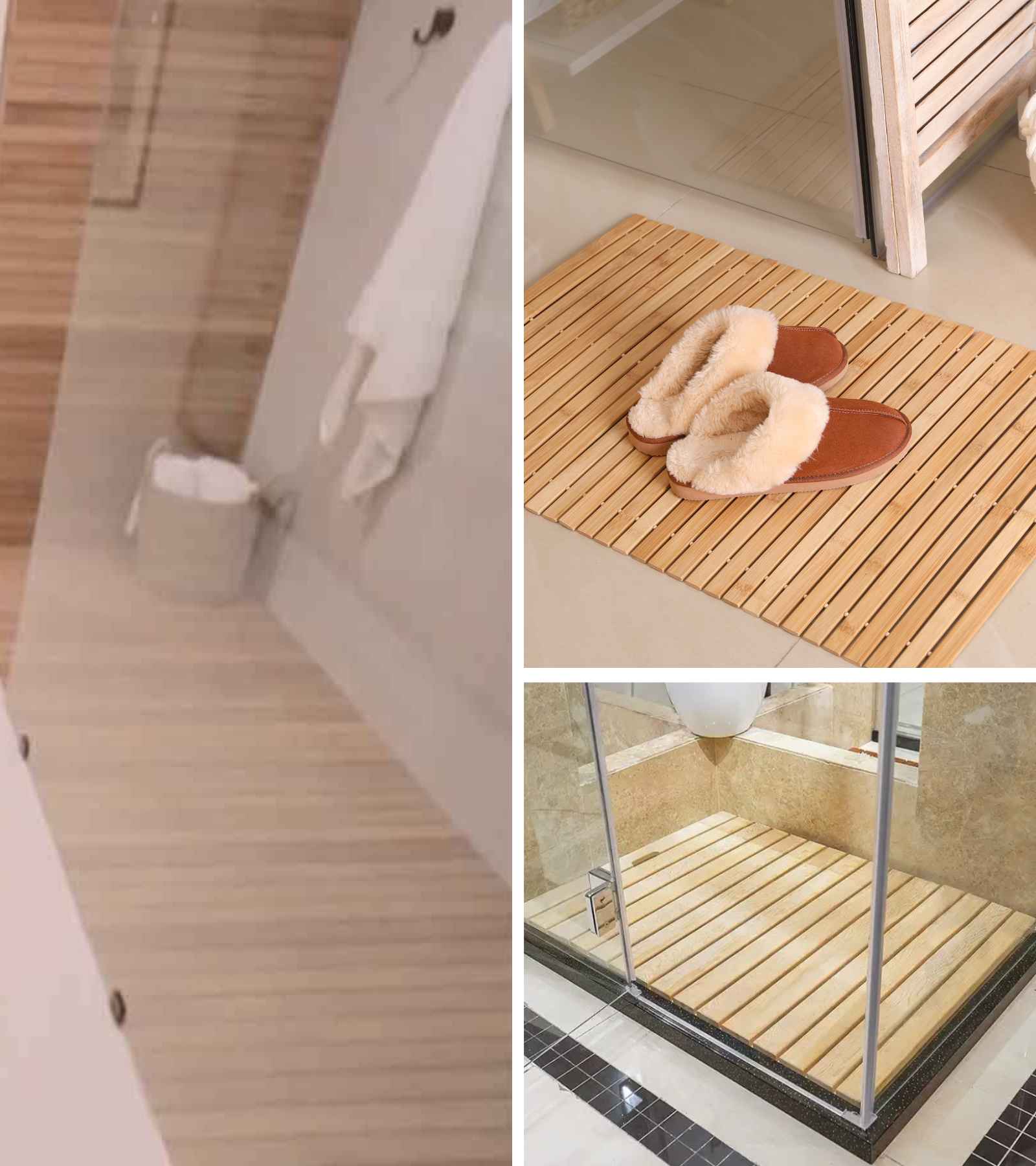 Bamboo Shower Floors