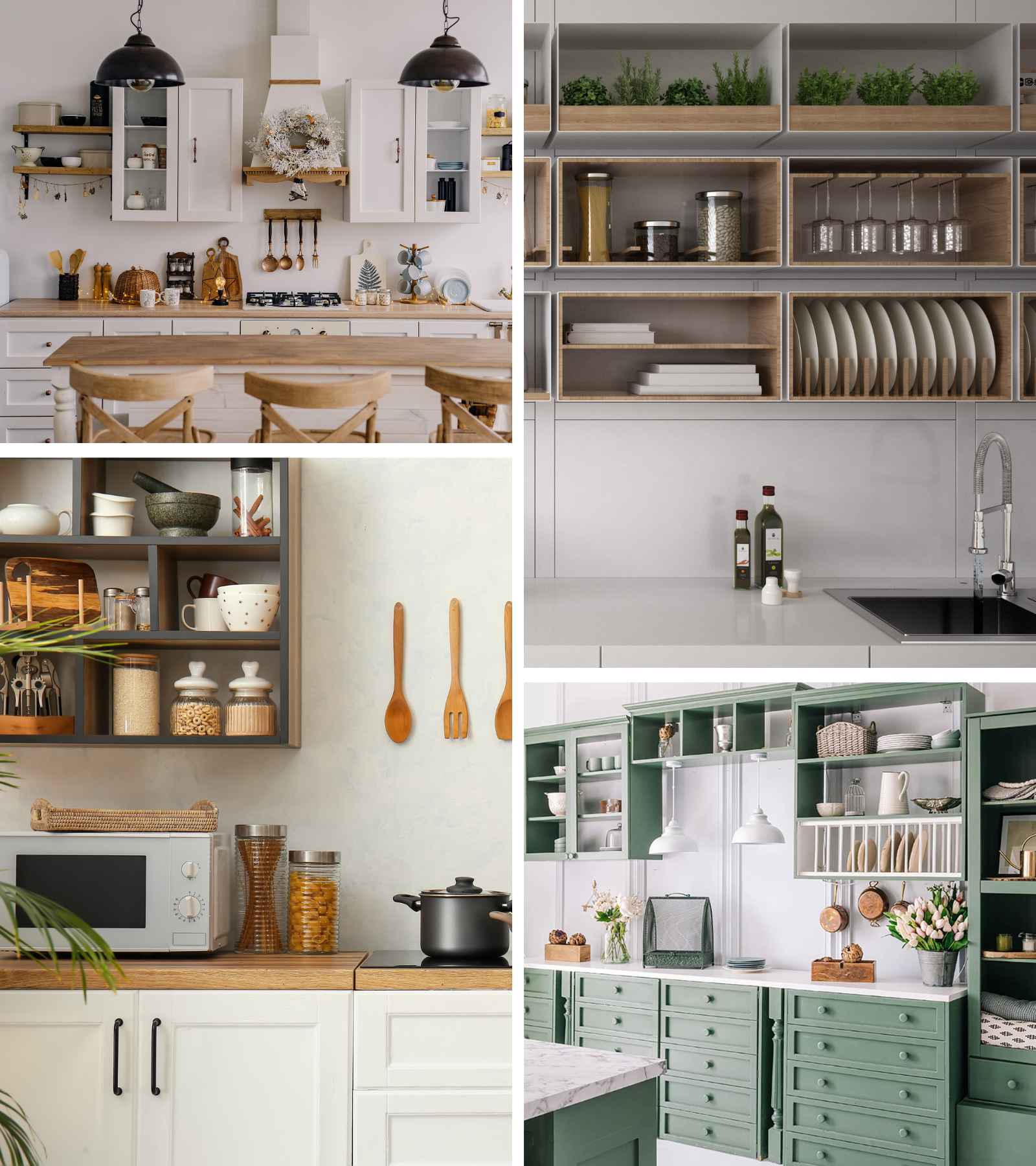 Kitchen Cabinets Without Doors