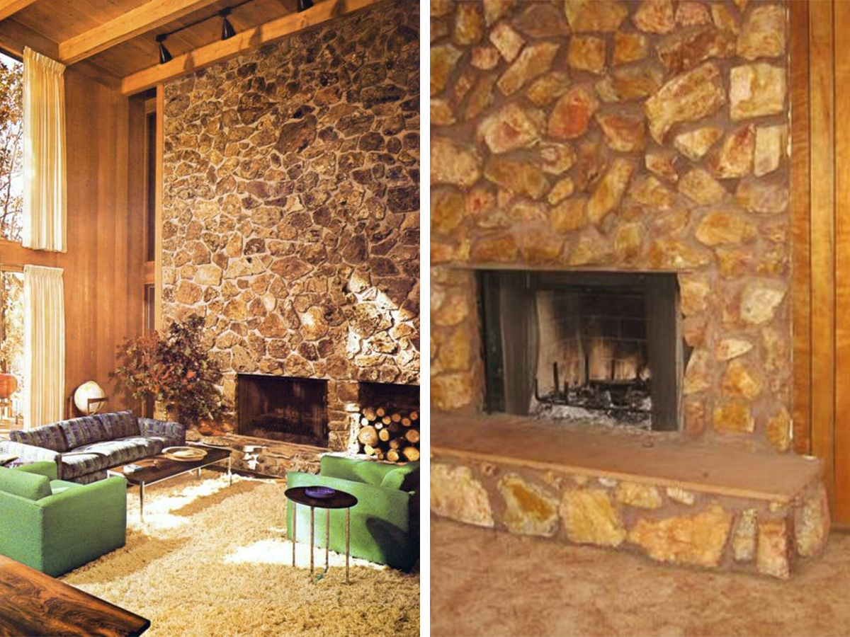 1977: Stone Fireplaces