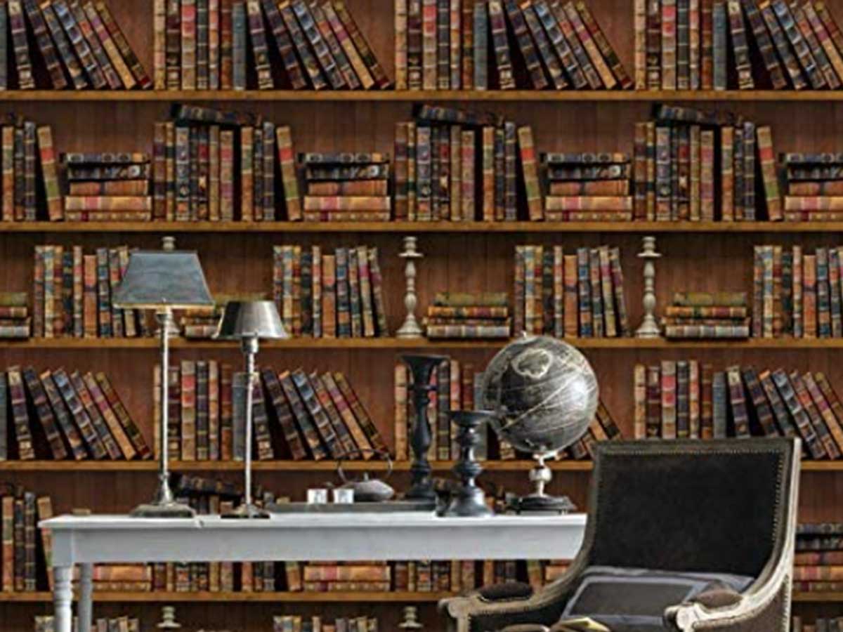 Bookcase Wallpaper